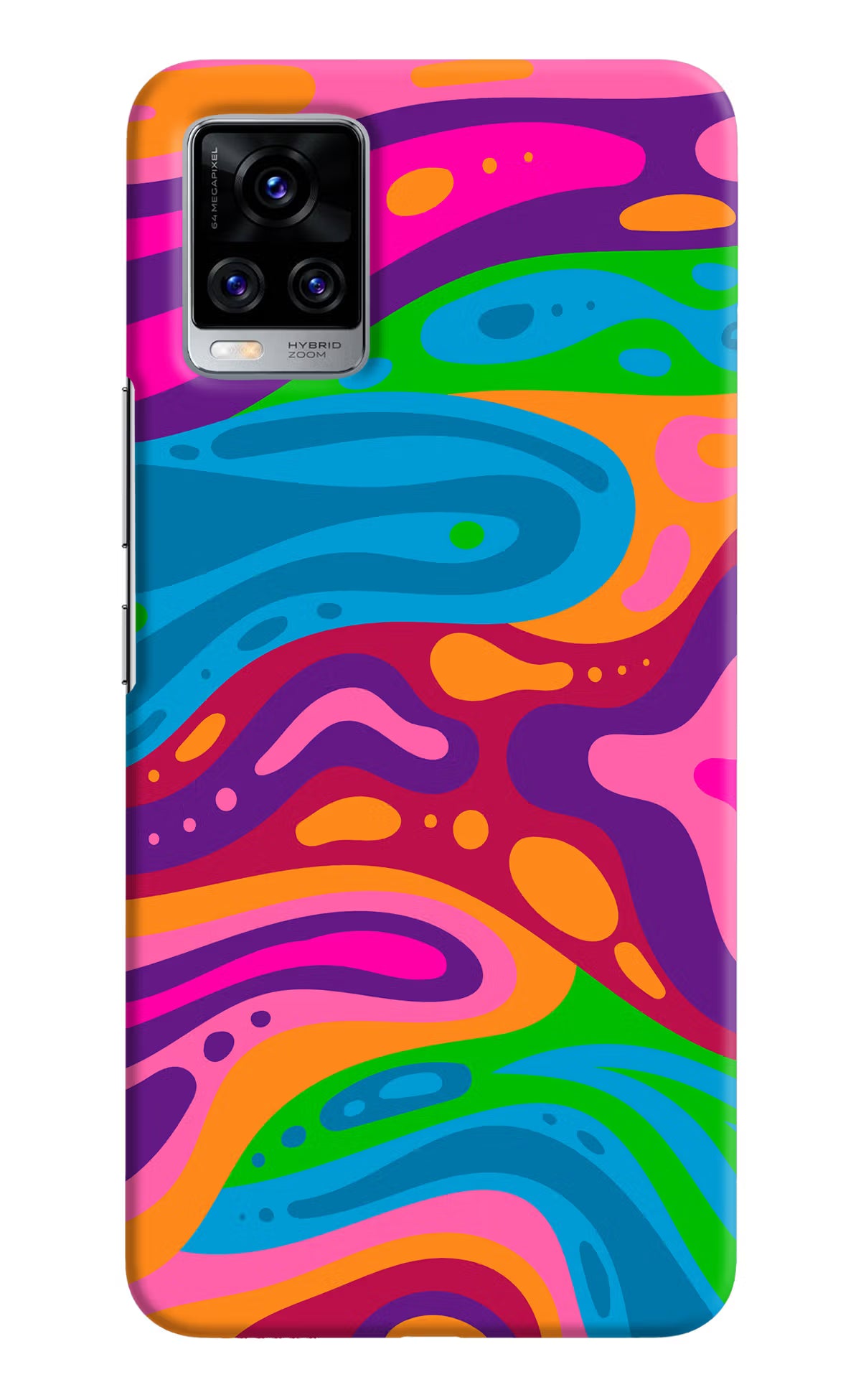 Trippy Pattern Vivo V20 Pro Hard Case Back Cover by Casekaro