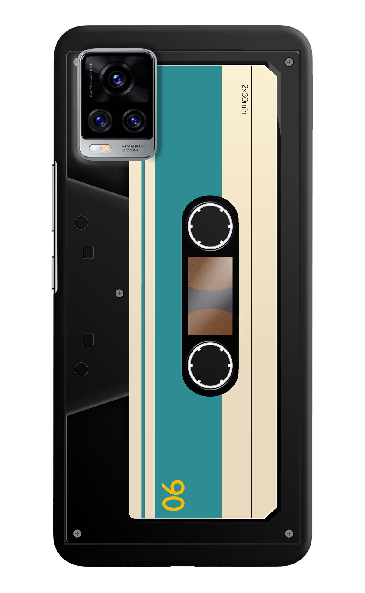 Cassette Vivo V20 Pro Hard Case Back Cover by Casekaro