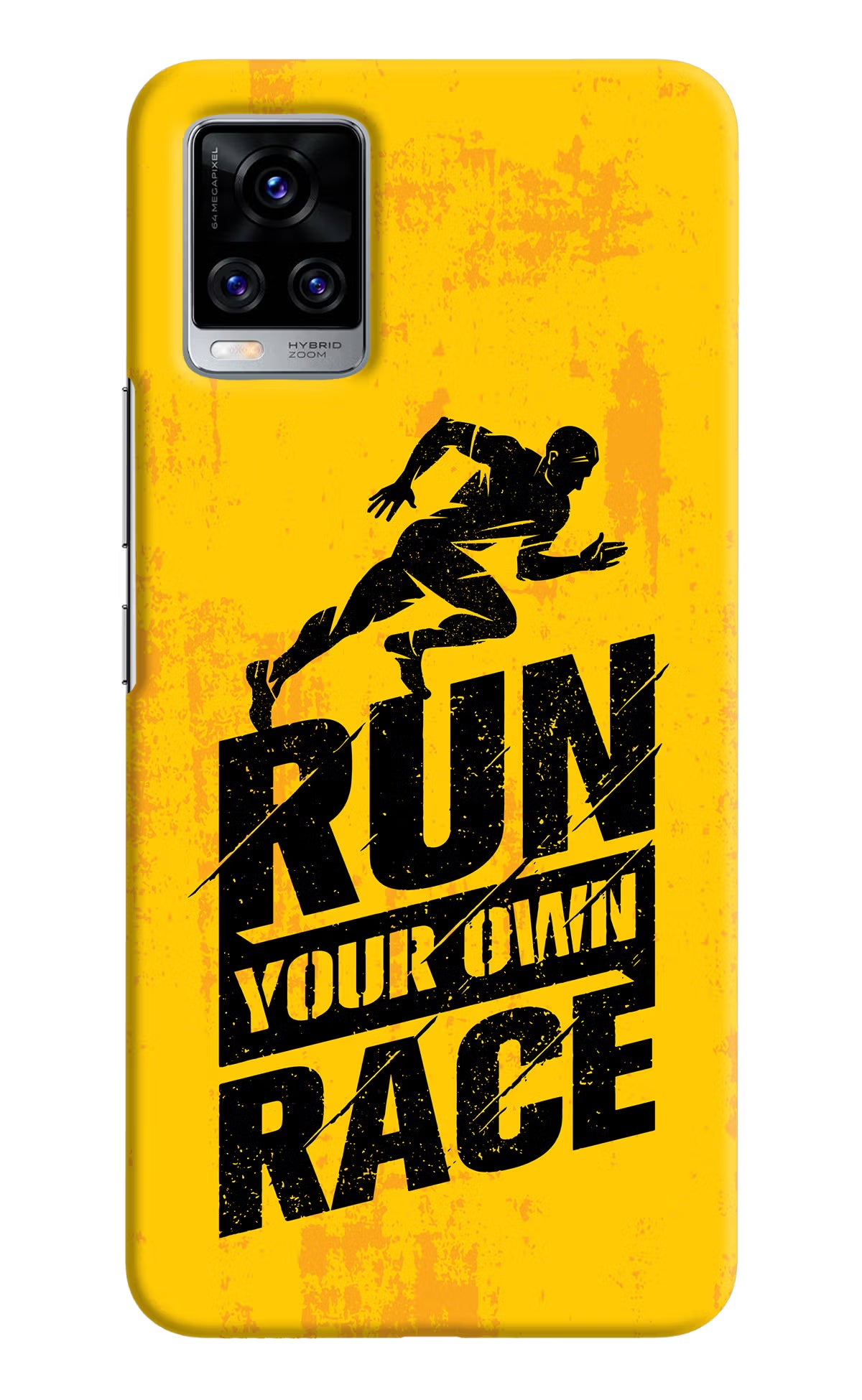 Run Your Own Race Vivo V20 Pro Hard Case Back Cover by Casekaro
