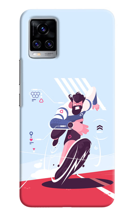 Run Pro Vivo V20 Pro Hard Case Back Cover by Casekaro