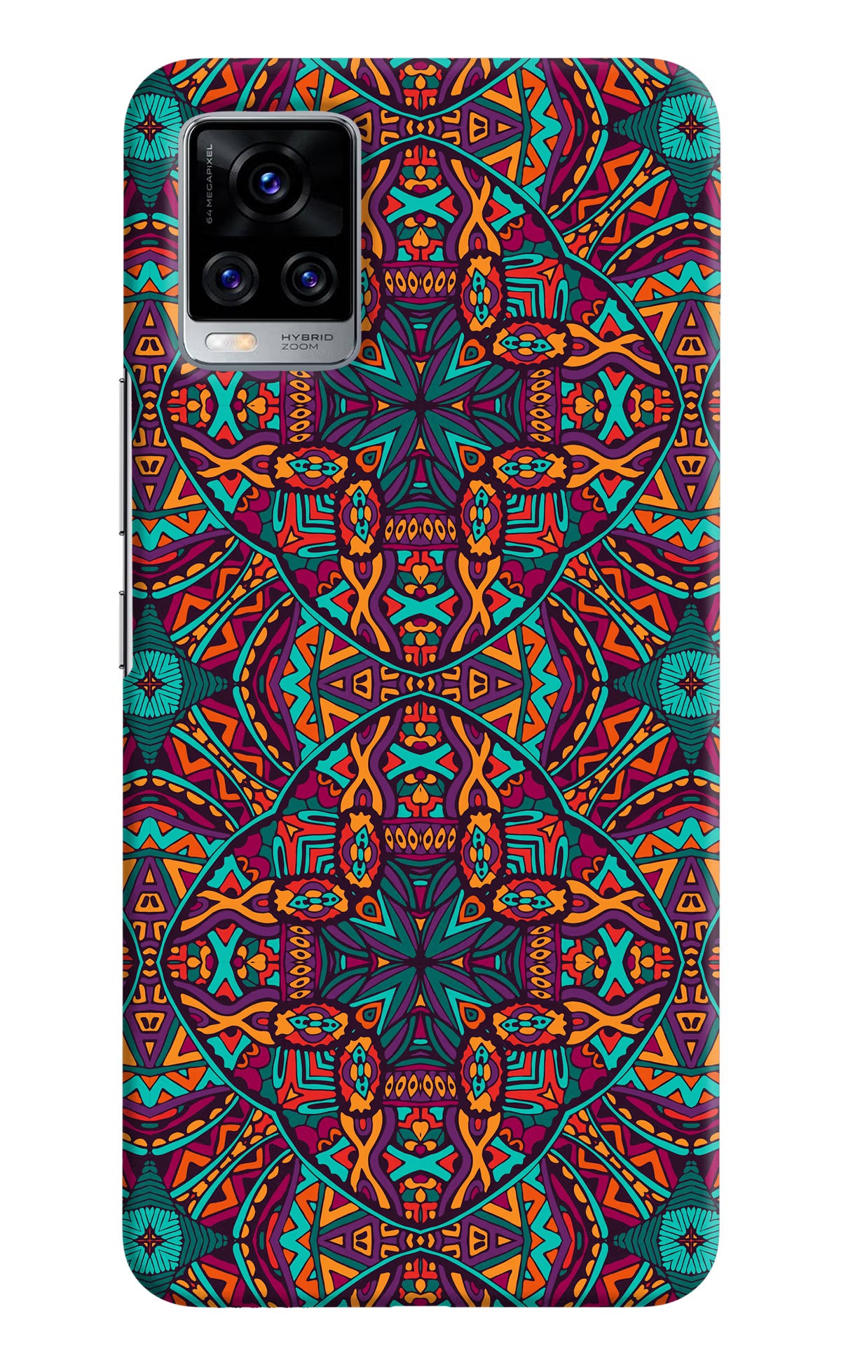 Colour Mandala Vivo V20 Pro Hard Case Back Cover by Casekaro