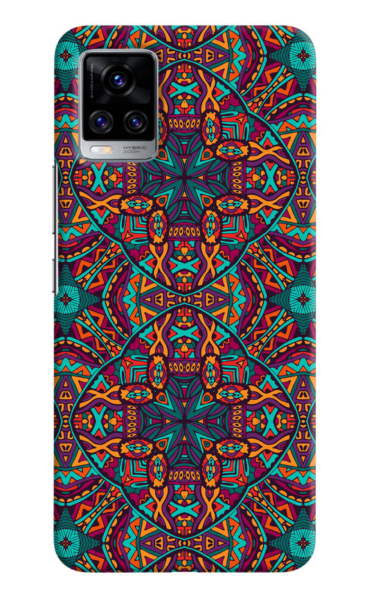 Colour Mandala Vivo V20 Pro Hard Case Back Cover by Casekaro