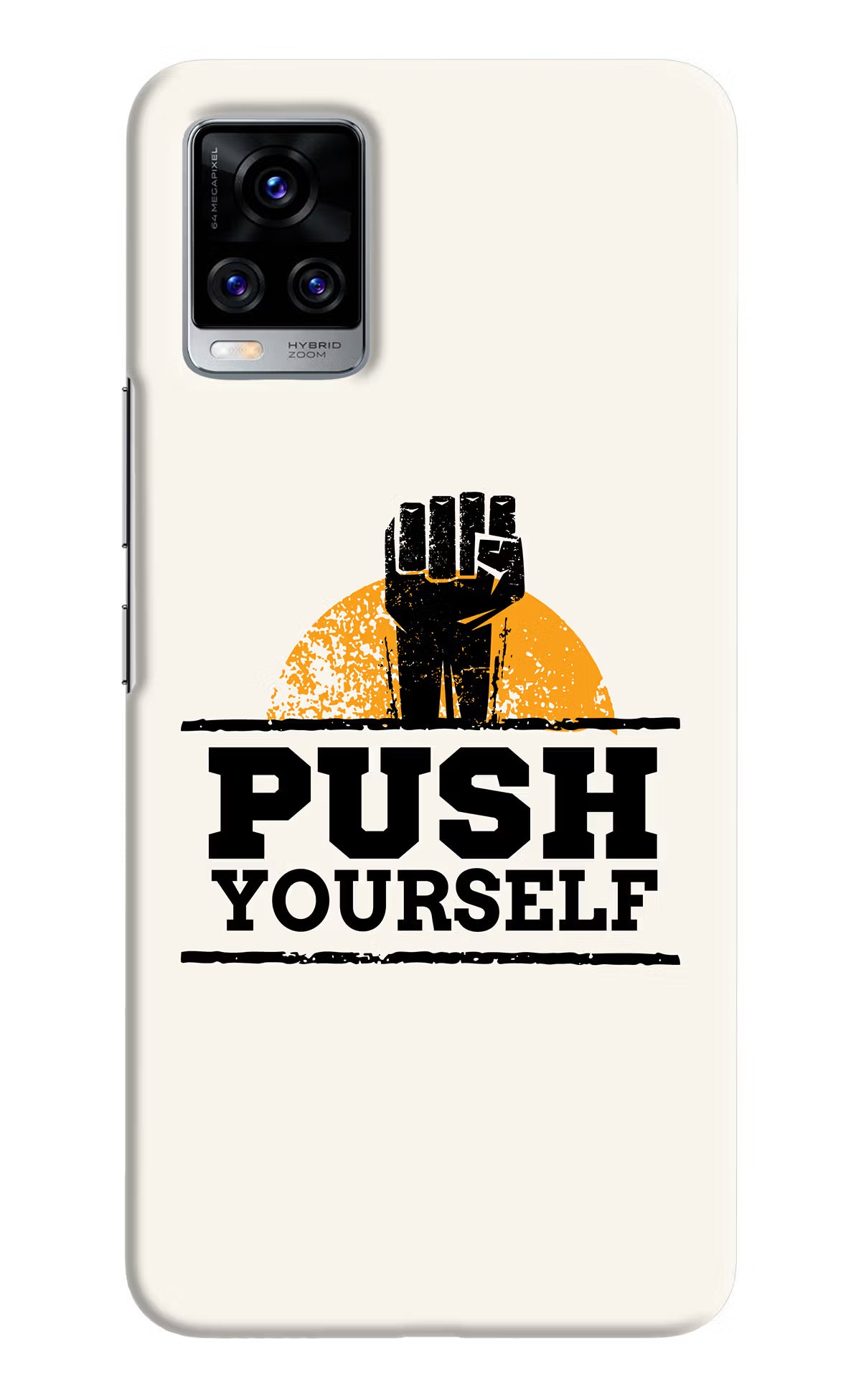 Push Yourself Vivo V20 Pro Hard Case Back Cover by Casekaro
