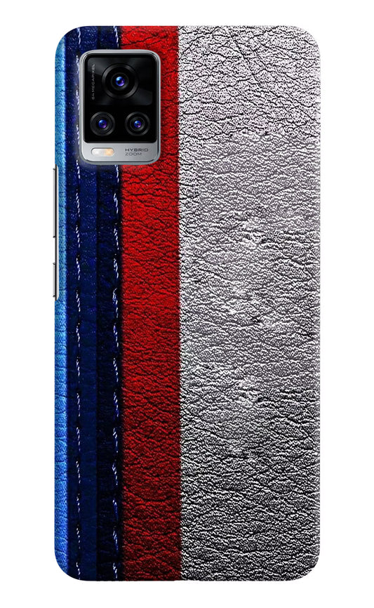 BMW Stripes Vivo V20 Pro Hard Case Back Cover by Casekaro