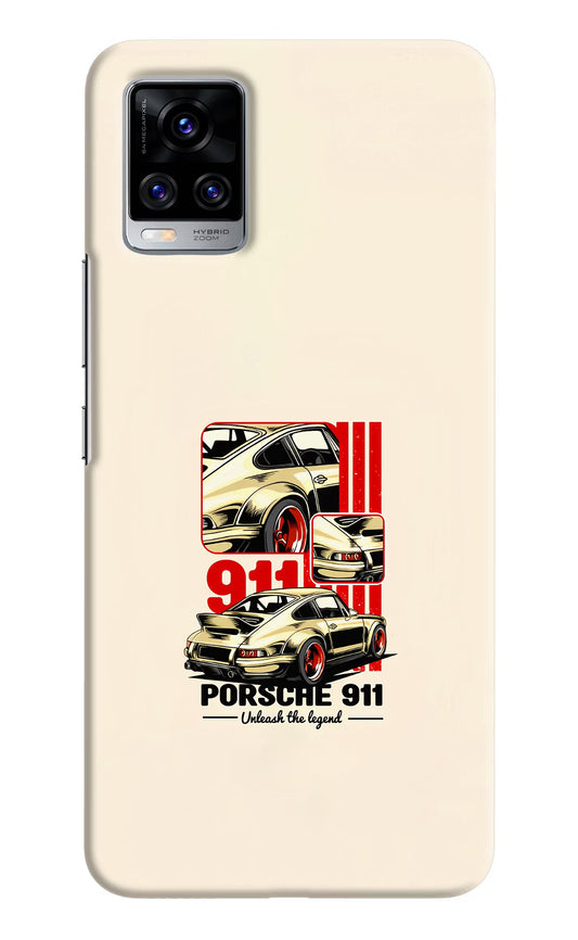 Classic Porsche 911 Vivo V20 Pro Hard Case Back Cover by Casekaro