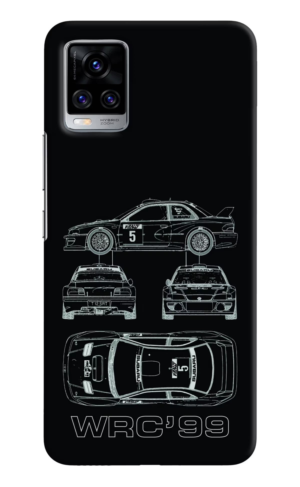 WRC'99 Vivo V20 Pro Hard Case Back Cover by Casekaro