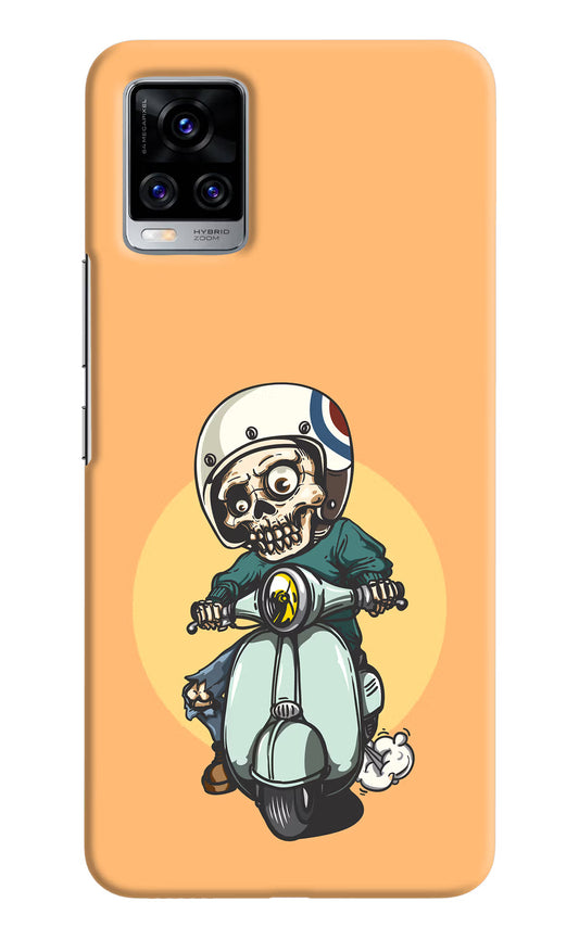 Undead Biker Vivo V20 Pro Hard Case Back Cover by Casekaro
