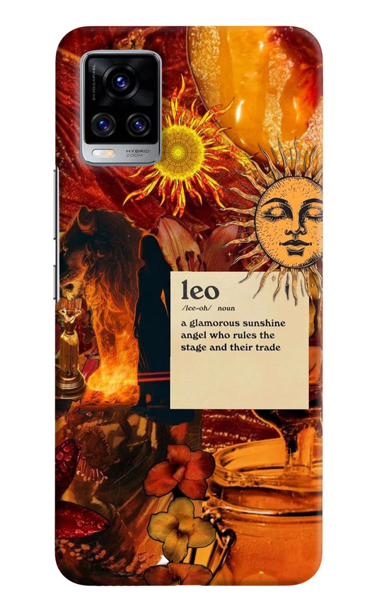 Leo Zodiac Vivo V20 Pro Hard Case Back Cover by Casekaro