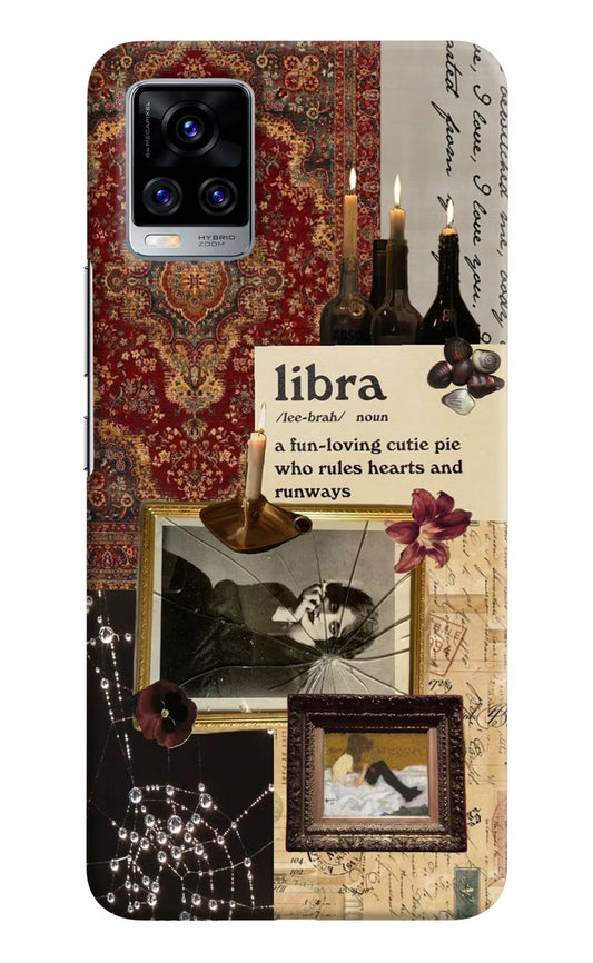 Libra Zodiac Vivo V20 Pro Hard Case Back Cover by Casekaro