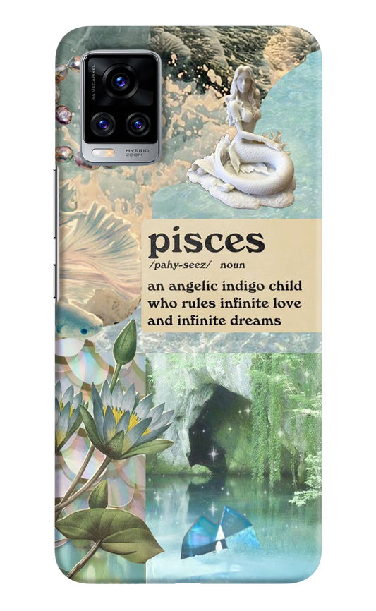 Pisces Zodiac Vivo V20 Pro Hard Case Back Cover by Casekaro