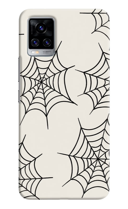Spider Web Vivo V20 Pro Hard Case Back Cover by Casekaro