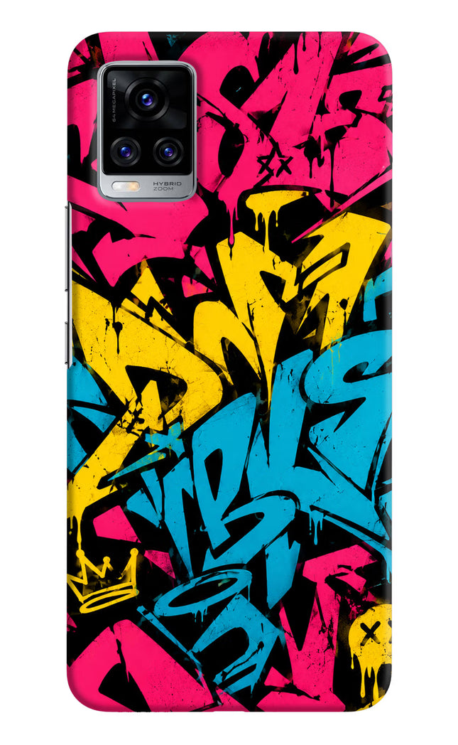 Graffiti Vibe Vivo V20 Pro Hard Case Back Cover by Casekaro