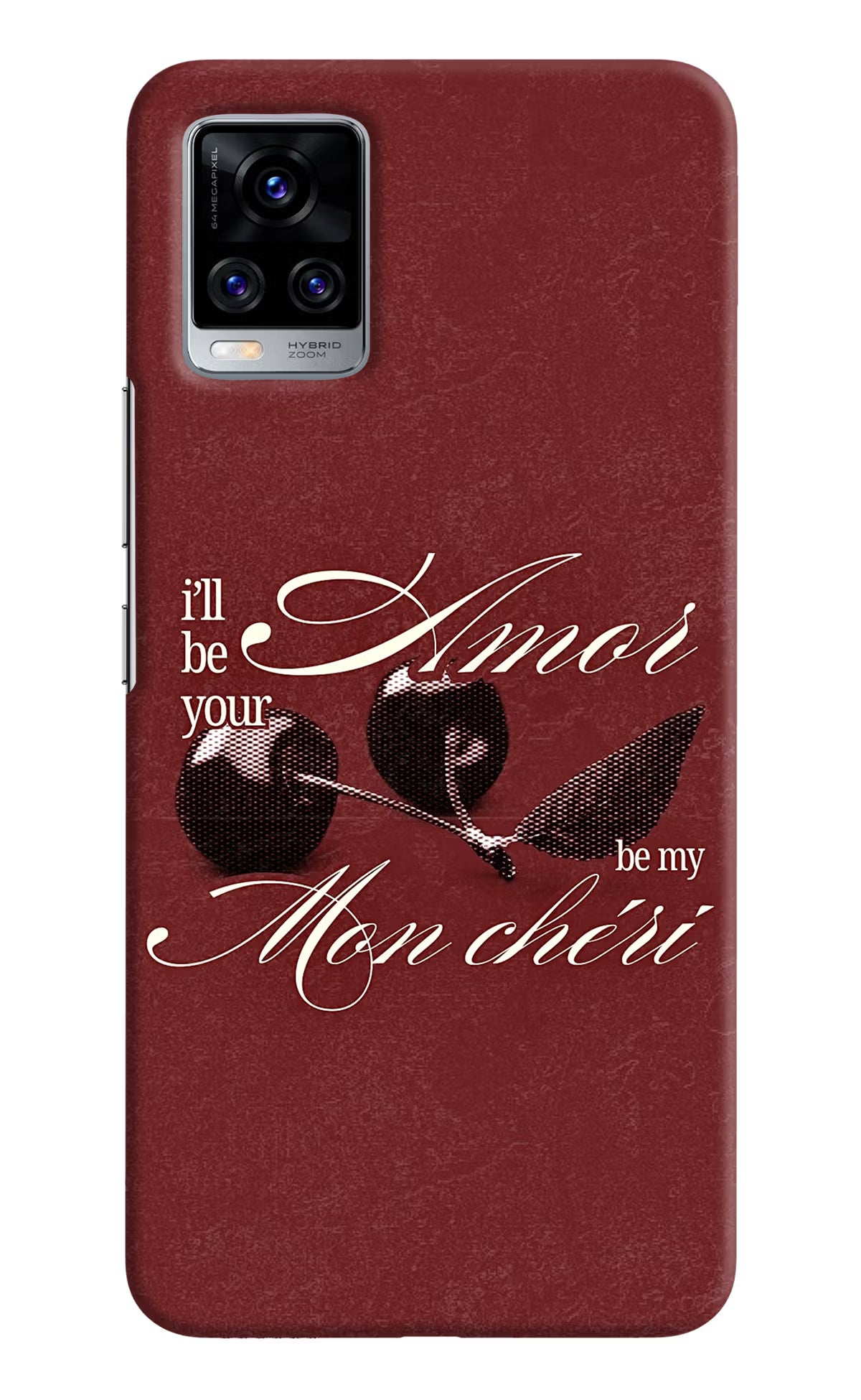 Velvet Cherry Vivo V20 Pro Back Cover