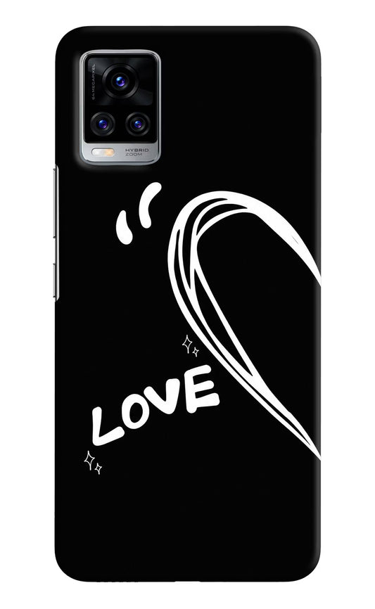 Love Line Vivo V20 Pro Hard Case Back Cover by Casekaro
