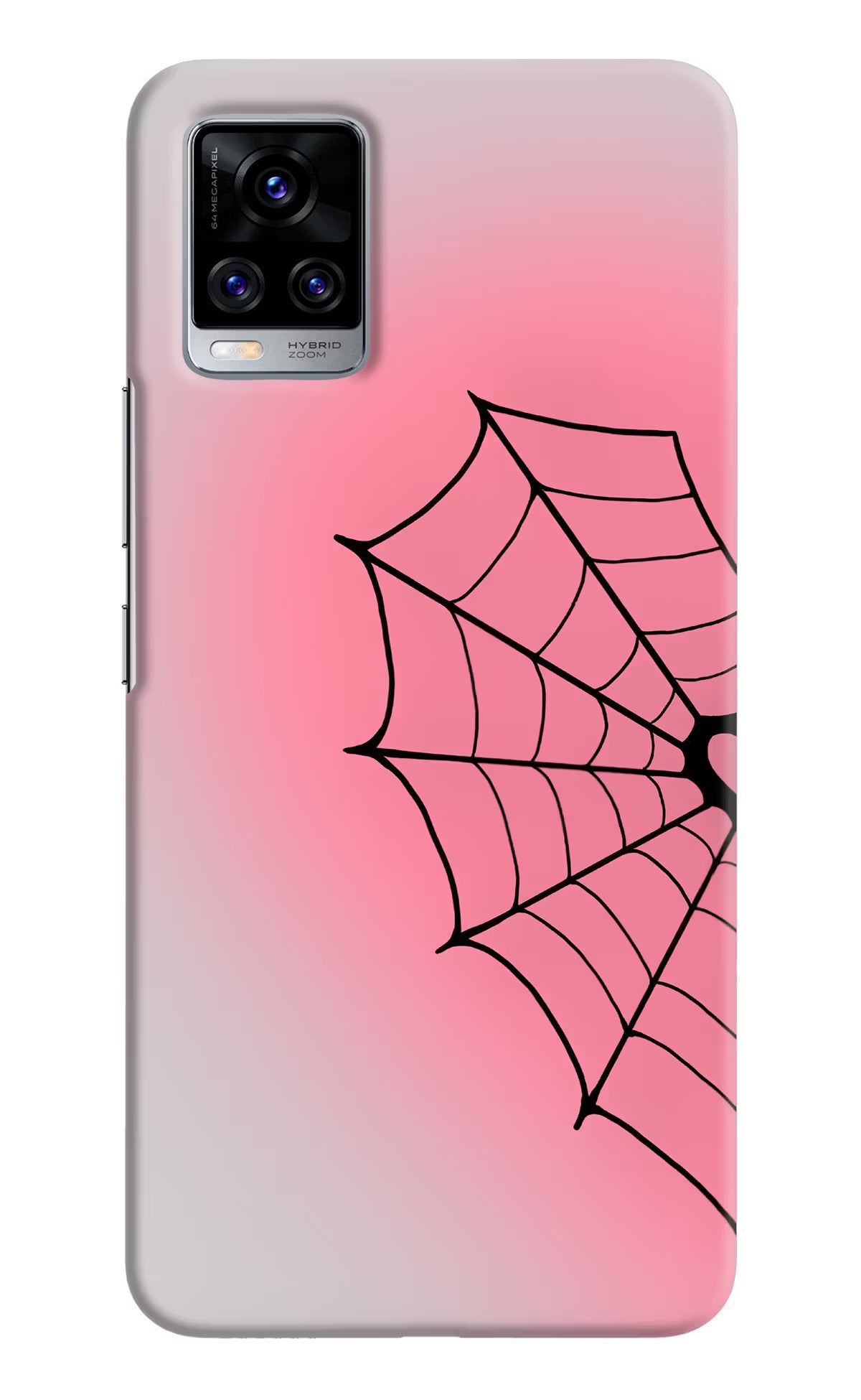 Pink Web Vivo V20 Pro Back Cover