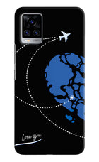 Love Orbit Vivo V20 Pro Hard Case Back Cover by Casekaro