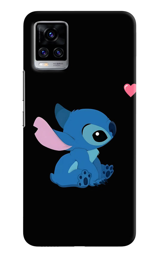 Stitch Crush Vivo V20 Pro Hard Case Back Cover by Casekaro