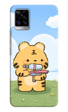 Tiger Treat Vivo V20 Pro Hard Case Back Cover by Casekaro