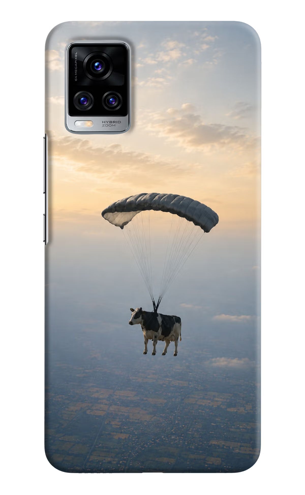Skydiving Cow Vivo V20 Pro Back Cover