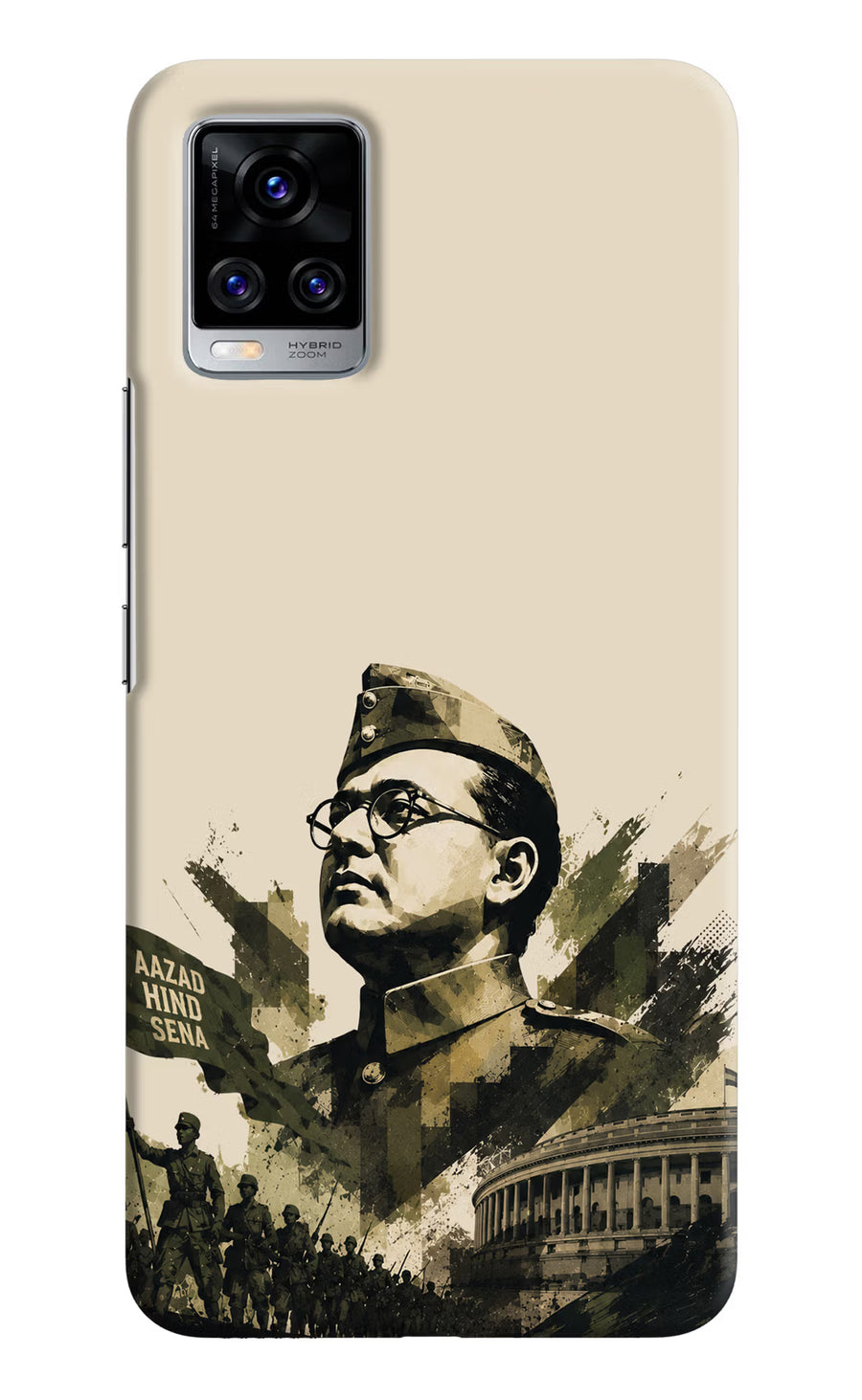 Netaji Rising Vivo V20 Pro Back Cover, Hard case