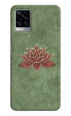 Lotus Grace Vivo V20 Pro Hard Case Back Cover by Casekaro