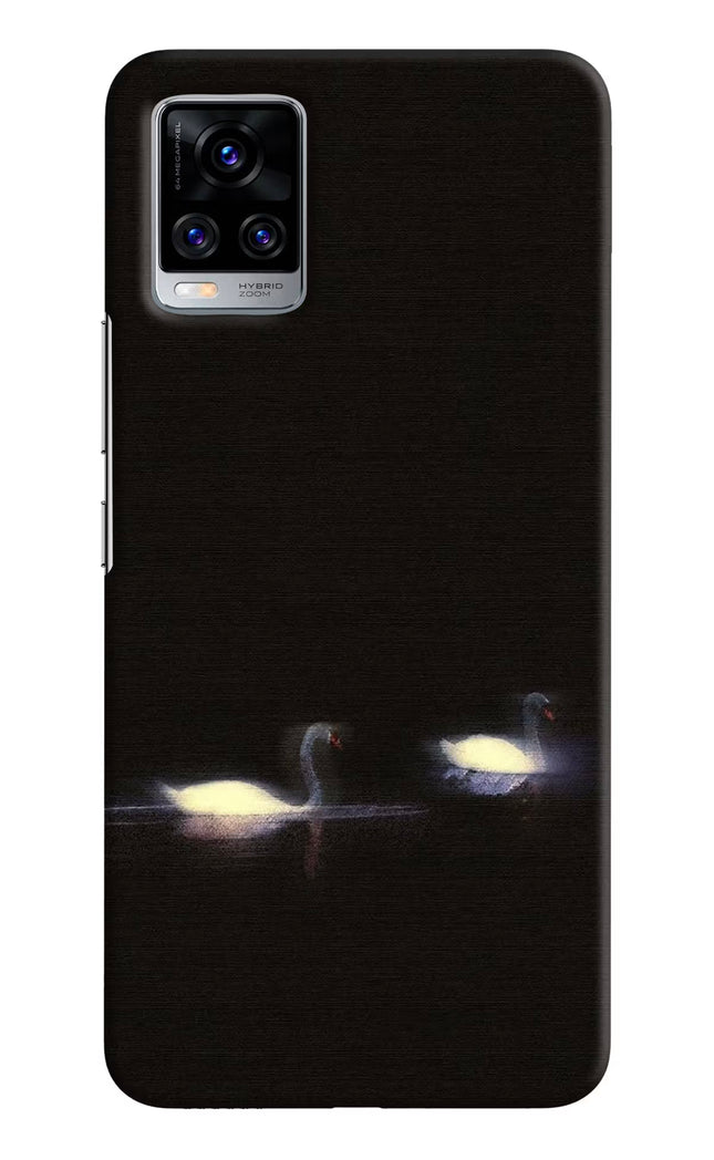 Silent Swans Vivo V20 Pro Hard Case Back Cover by Casekaro