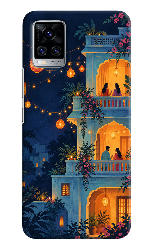 Balcony Glow Vivo V20 Pro Hard Case Back Cover by Casekaro