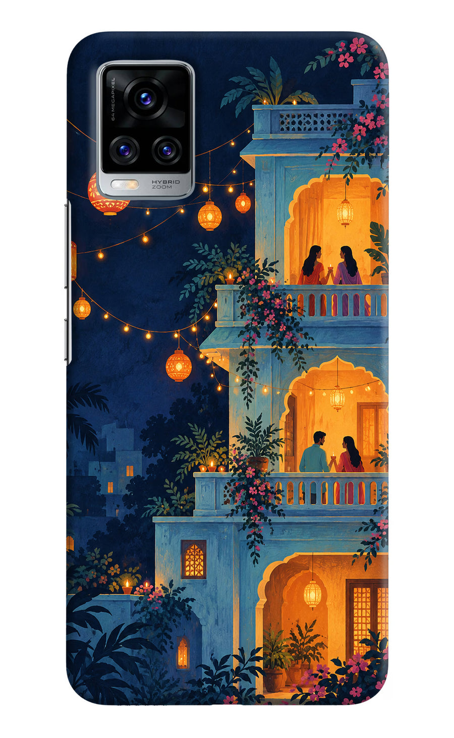 Balcony Glow Vivo V20 Pro Back Cover, Hard case