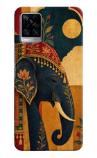 Royal Elephant Vivo V20 Pro Hard Case Back Cover by Casekaro