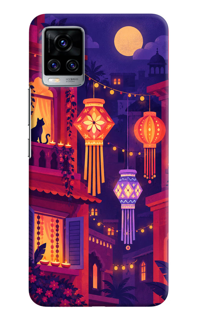 Lantern Lane Vivo V20 Pro Hard Case Back Cover by Casekaro