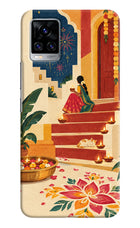 Diwali Rangoli Vivo V20 Pro Hard Case Back Cover by Casekaro
