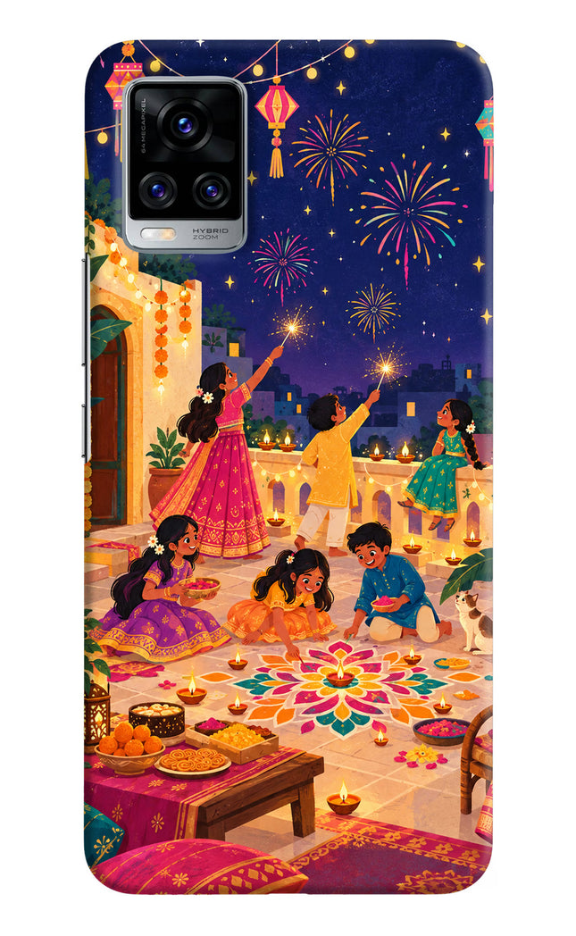Diwali Night Vivo V20 Pro Hard Case Back Cover by Casekaro