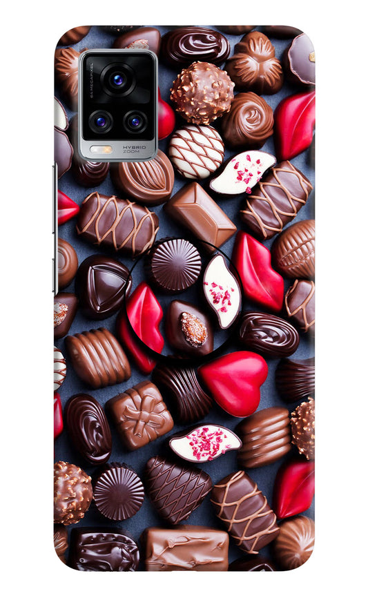 Chocolates Vivo V20 Pro Pop Case by Casekaro