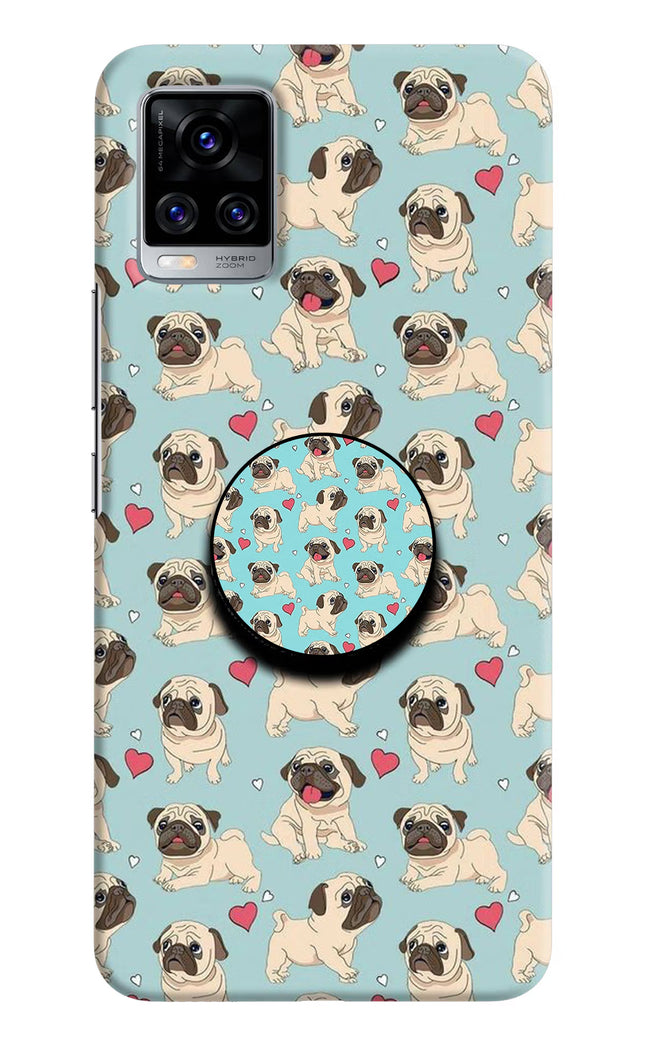 Pug Dog Vivo V20 Pro Pop Case by Casekaro