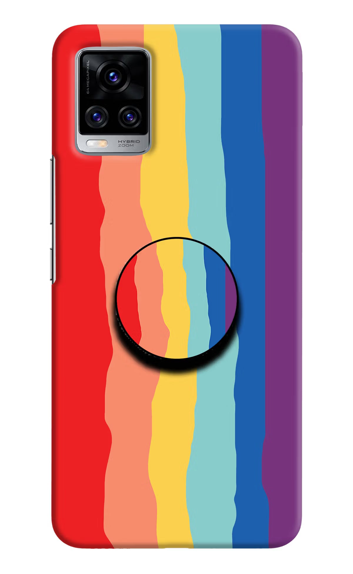 Rainbow Vivo V20 Pro Pop Case by Casekaro