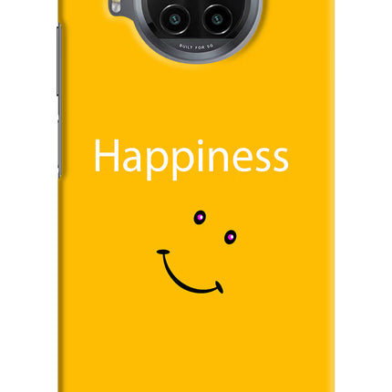 Happiness With Smiley Mi 10i Hard Case Back Cover by Casekaro
