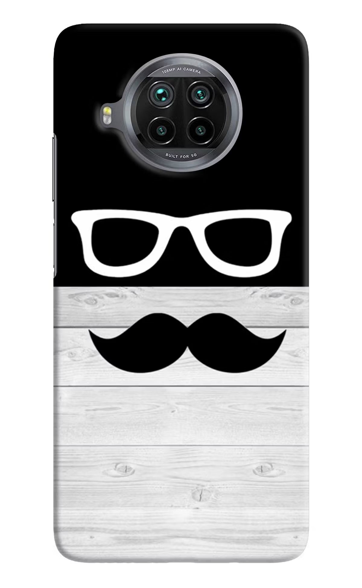 Mustache Mi 10i Hard Case Back Cover by Casekaro