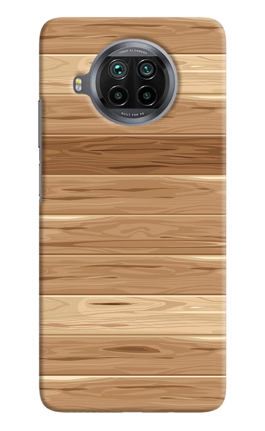 Wooden Vector Mi 10i Hard Case Back Cover by Casekaro