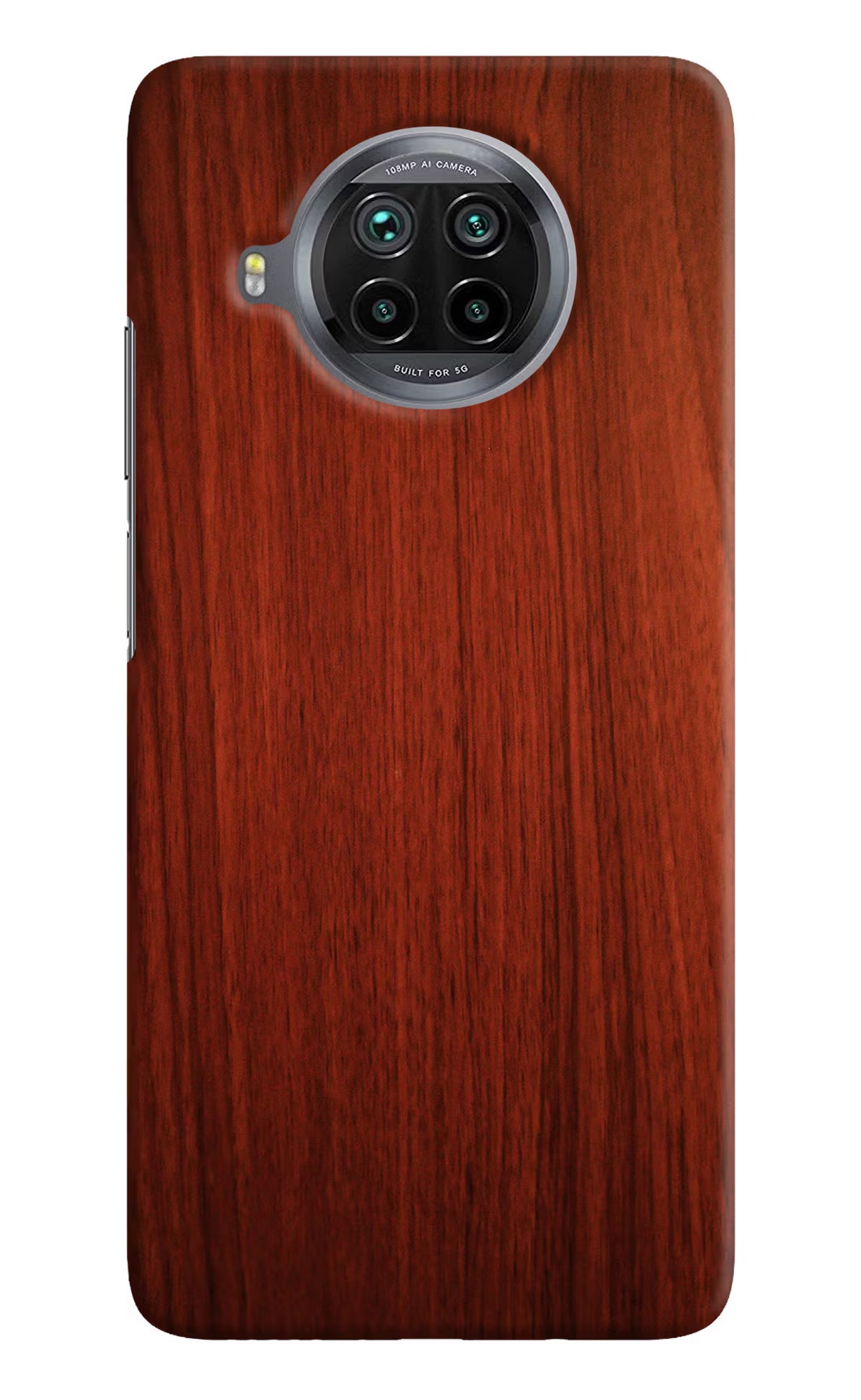Wooden Plain Pattern Mi 10i Hard Case Back Cover by Casekaro