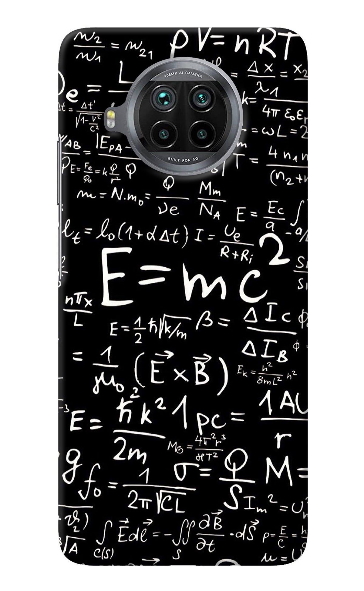 Physics Albert Einstein Formula Mi 10i Back Cover