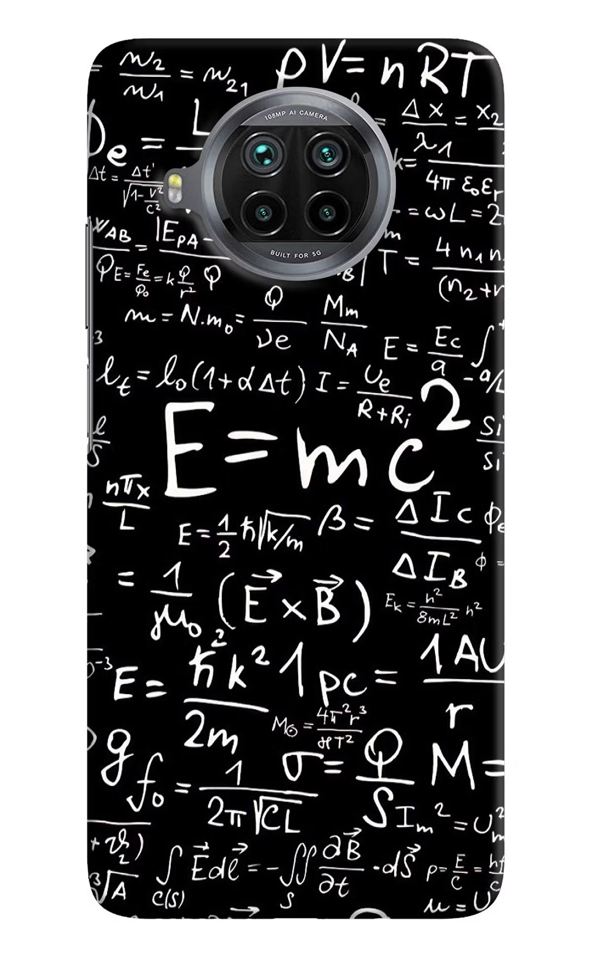 Physics Formula Mi 10i Hard Case Back Cover by Casekaro