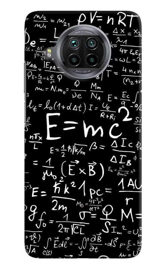 Physics Formula Mi 10i Hard Case Back Cover by Casekaro