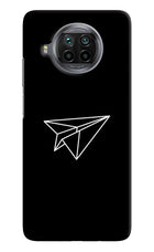 Paper Plane White Mi 10i Hard Case Back Cover by Casekaro