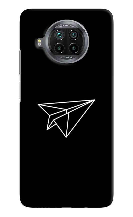Paper Plane White Mi 10i Hard Case Back Cover by Casekaro