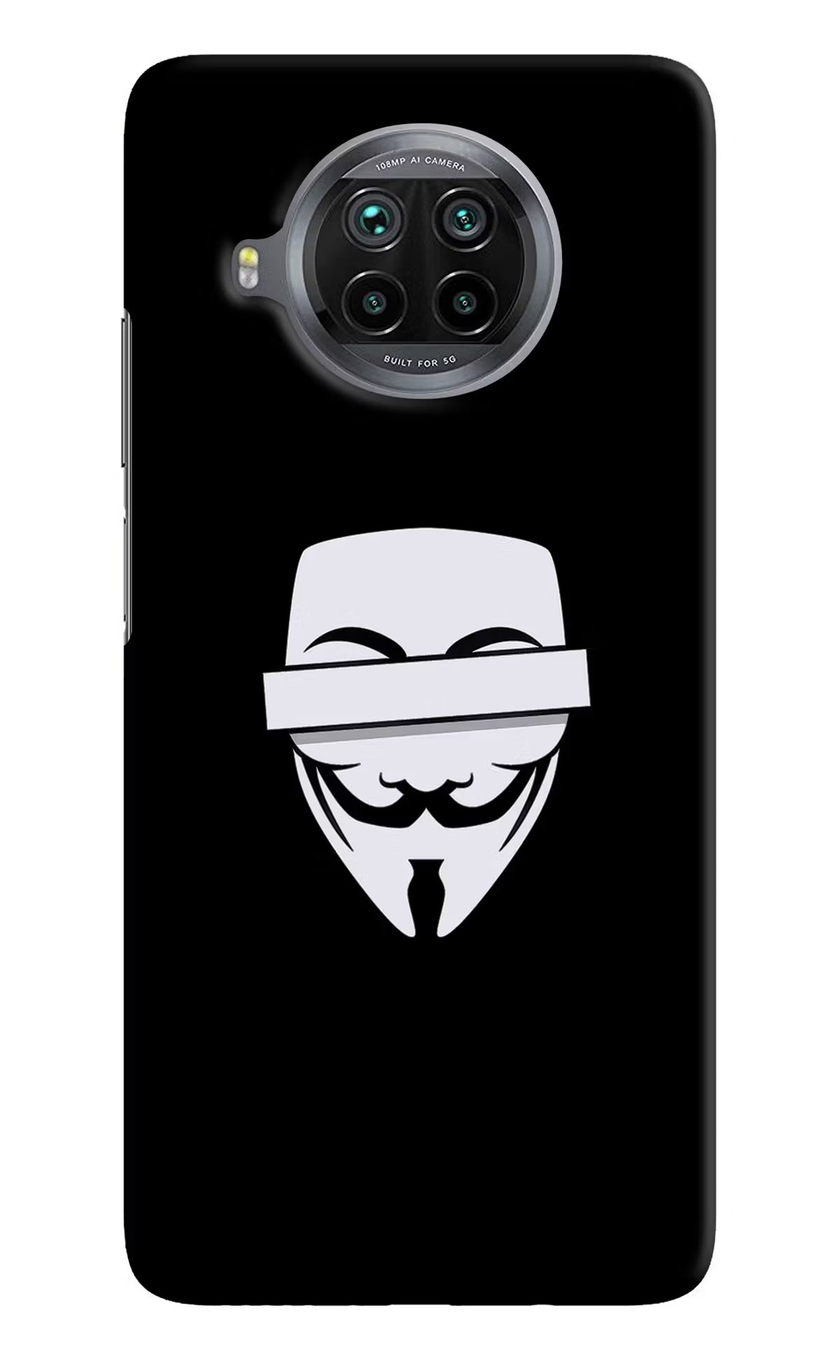 Anonymous Face Mi 10i Hard Case Back Cover by Casekaro
