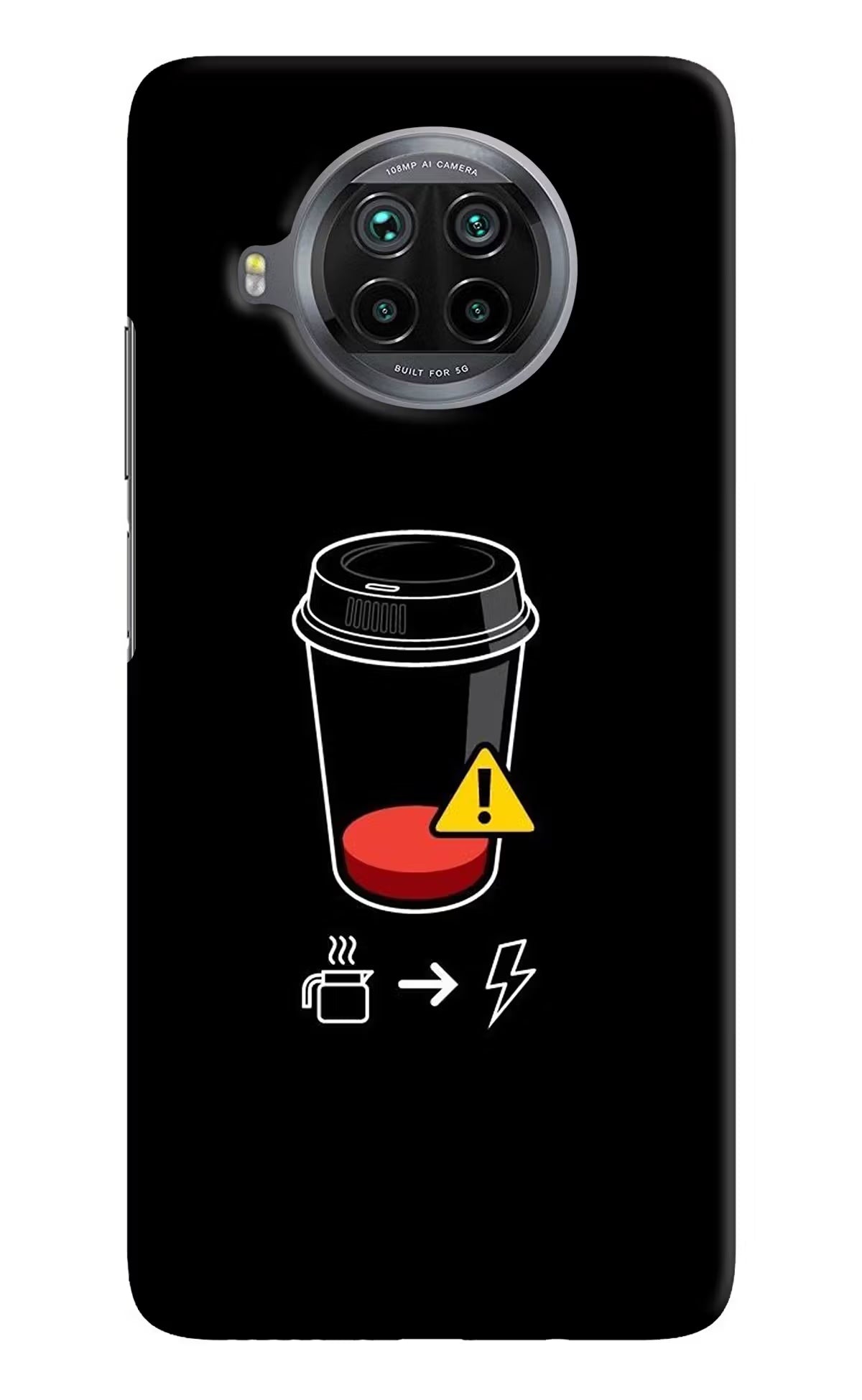 Coffee Mi 10i Hard Case Back Cover by Casekaro