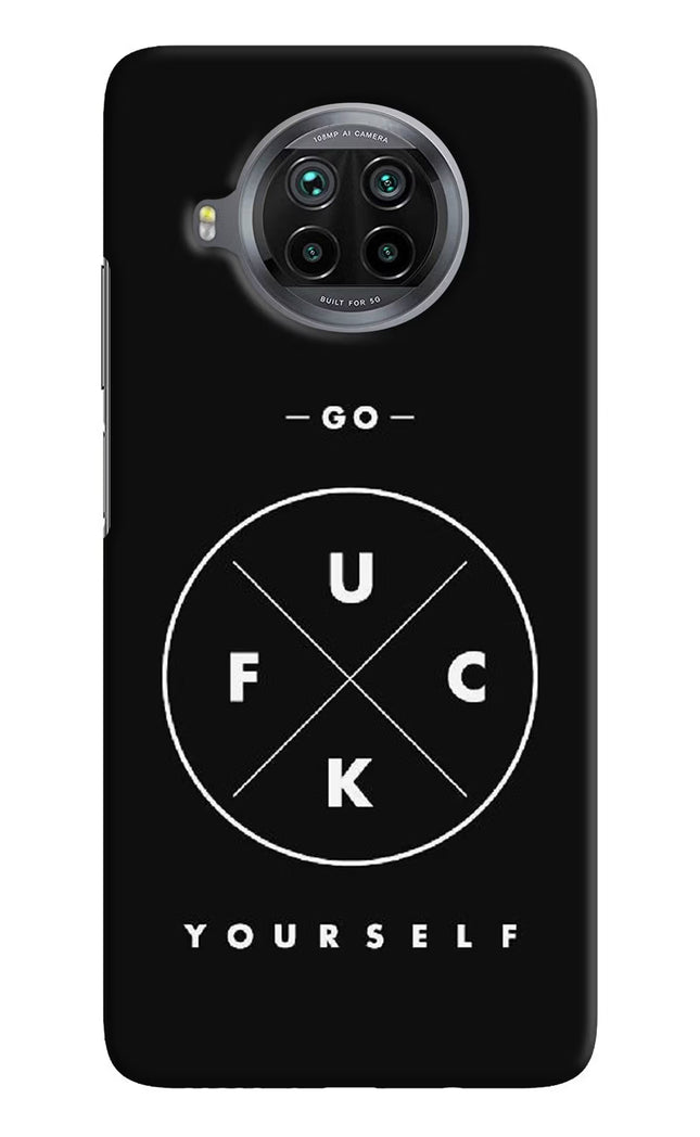Go Fuck Yourself Mi 10i Hard Case Back Cover by Casekaro