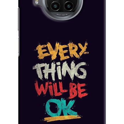 Everything Will Be Ok Mi 10i Hard Case Back Cover by Casekaro