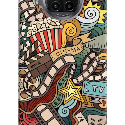 Cinema Abstract Mi 10i Hard Case Back Cover by Casekaro