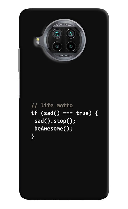 Life Motto Code Mi 10i Hard Case Back Cover by Casekaro